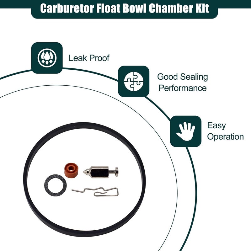 OXCANO 6PCS 631021 Carburetor Needle Seat Bowl Gasket Rebuild Repair Kit Compatible with Tecumseh V40 V50 V60 VM80 H30, Hyundai Sonata 2011-2014, Hyundai Tucson 2011-2014, Kia Optima 2011-2014 - Image 3